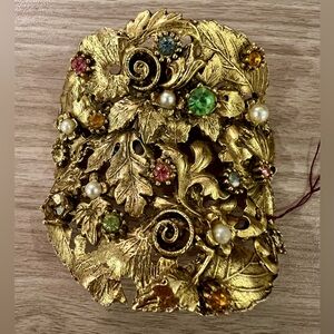 Vintage Musi Brass Shoe Buckle